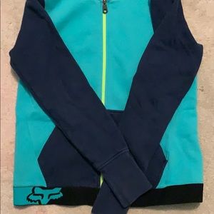 Fox racing zip up.